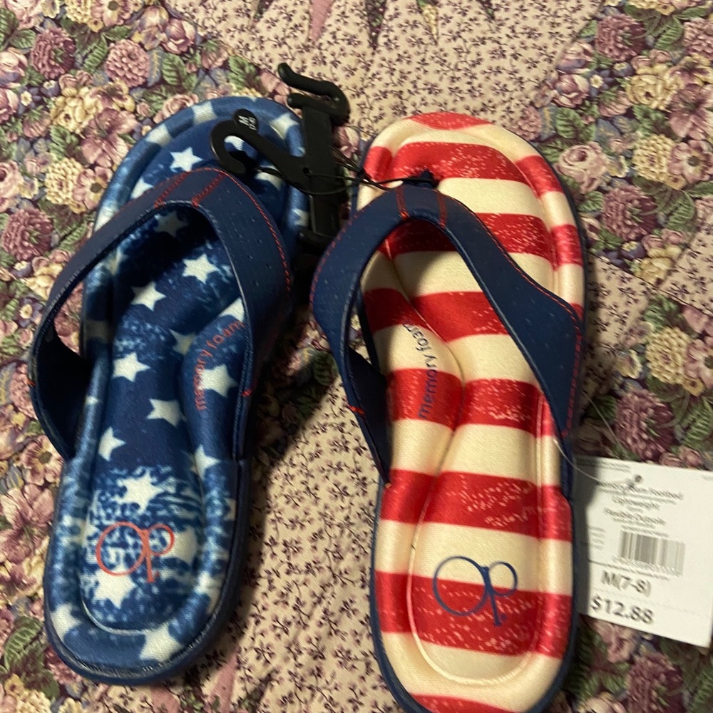 Flip flops never worn